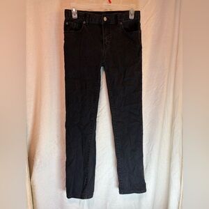 Gap Kids 1969 Black Denim Jeans Girls 14 Regular Straight